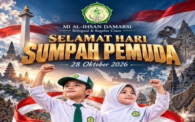Peringati Hari Sumpah Pemuda, MI Al-Ihsan Damarsi Kobarkan Semangat 